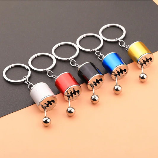 SIX GEAR SHIFTER KEYCHAIN